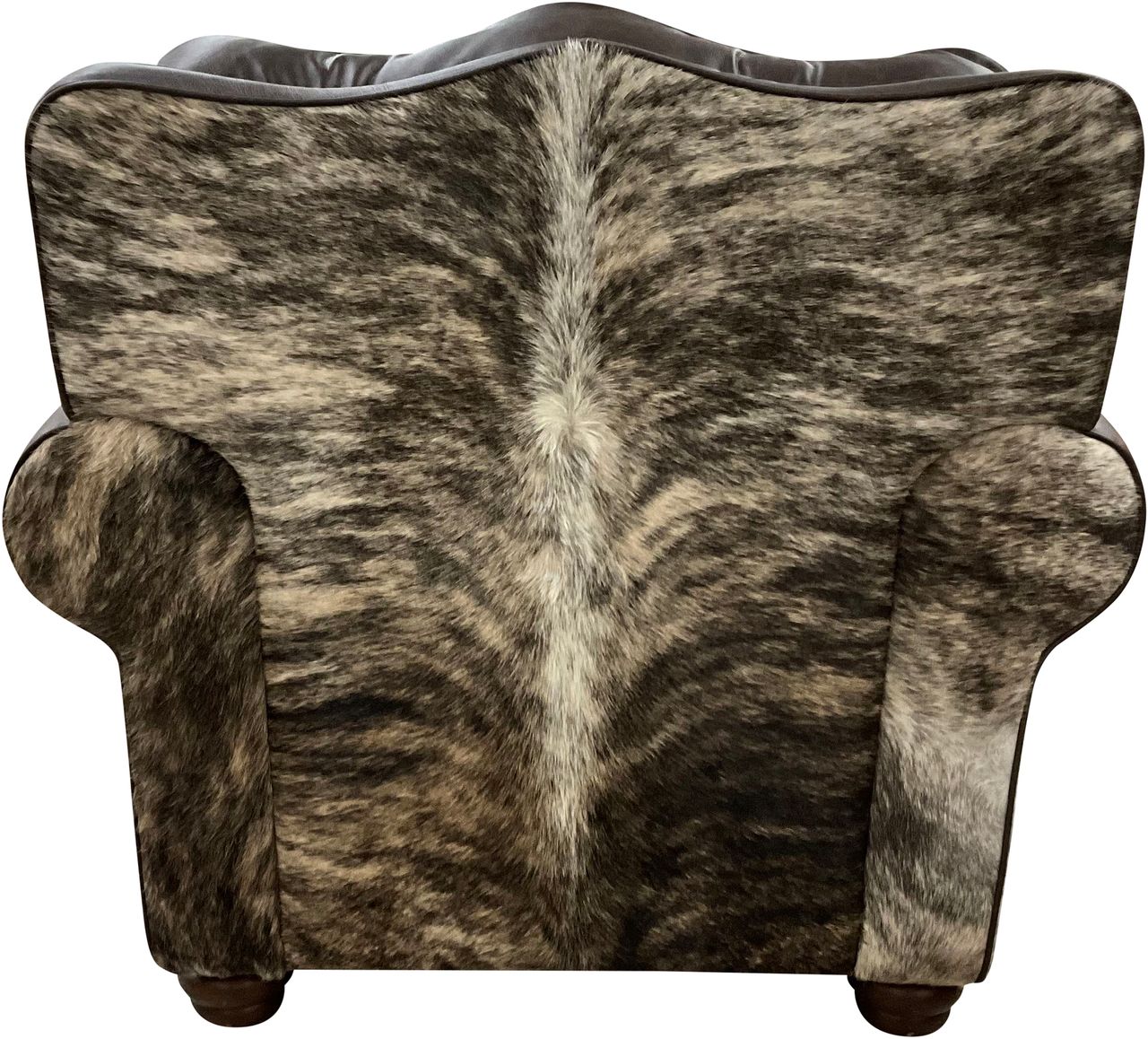 Leazenby leather and cowhide club chair - Your Western Decor