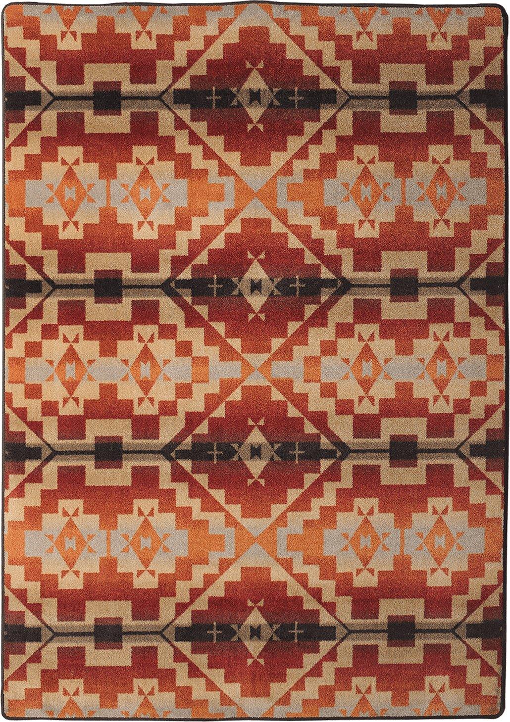 Life Path Fire Area Rugs made in the USA - Your Western Decor