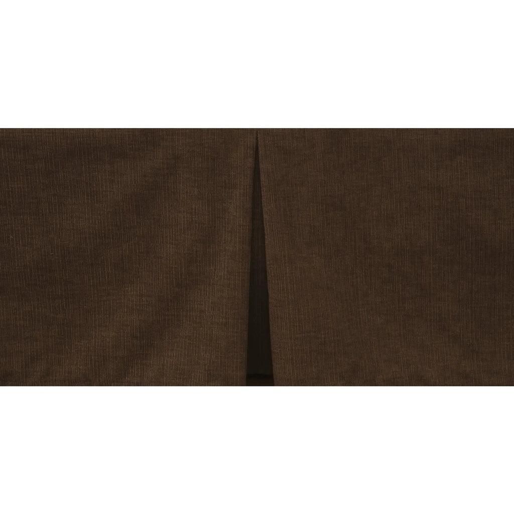 Lodge Lux Dark Brown Bed Skirt made in the USA - Your Western Decor