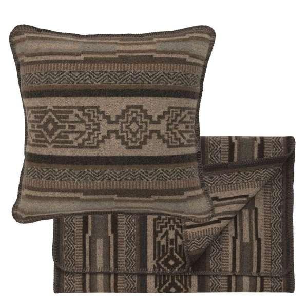 Lodge lux throw pillow and bed scarf - Your Western Decor