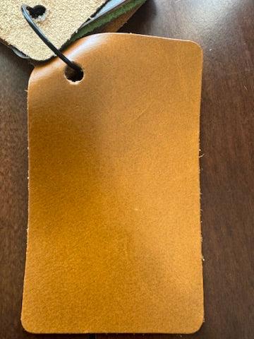 London Royal Amber Pull-Up Leather sample - Your Western Decor