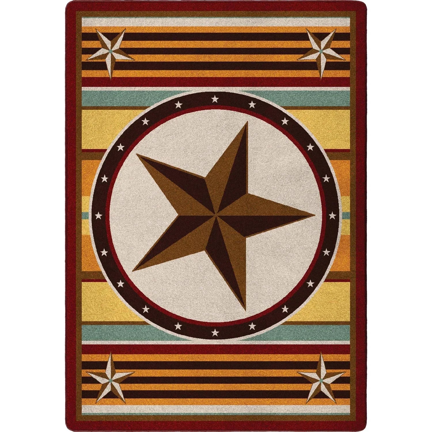 Lonestar Western Area Rug made in the USA - Your Western Decor