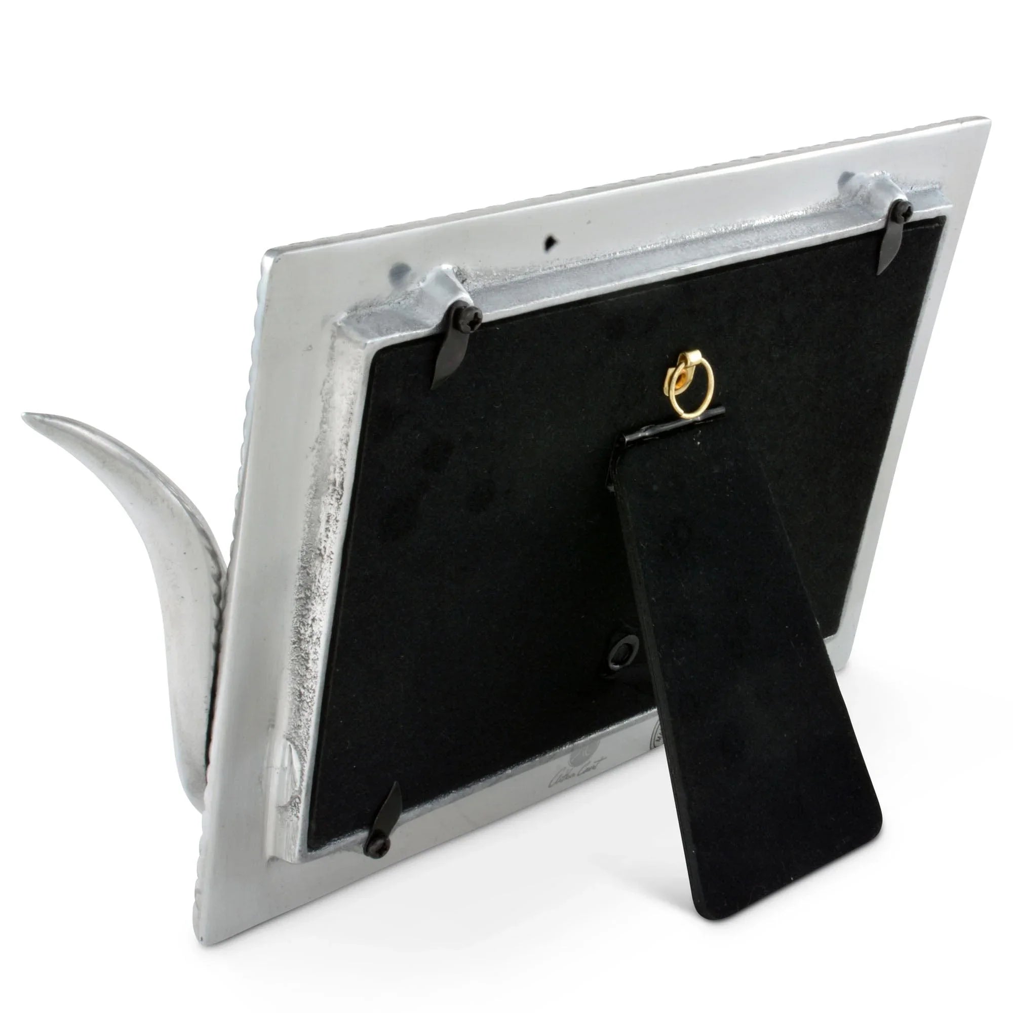 Longhorn Picture Frame Back - Aluminum - 4 x 6 - Your Western decor