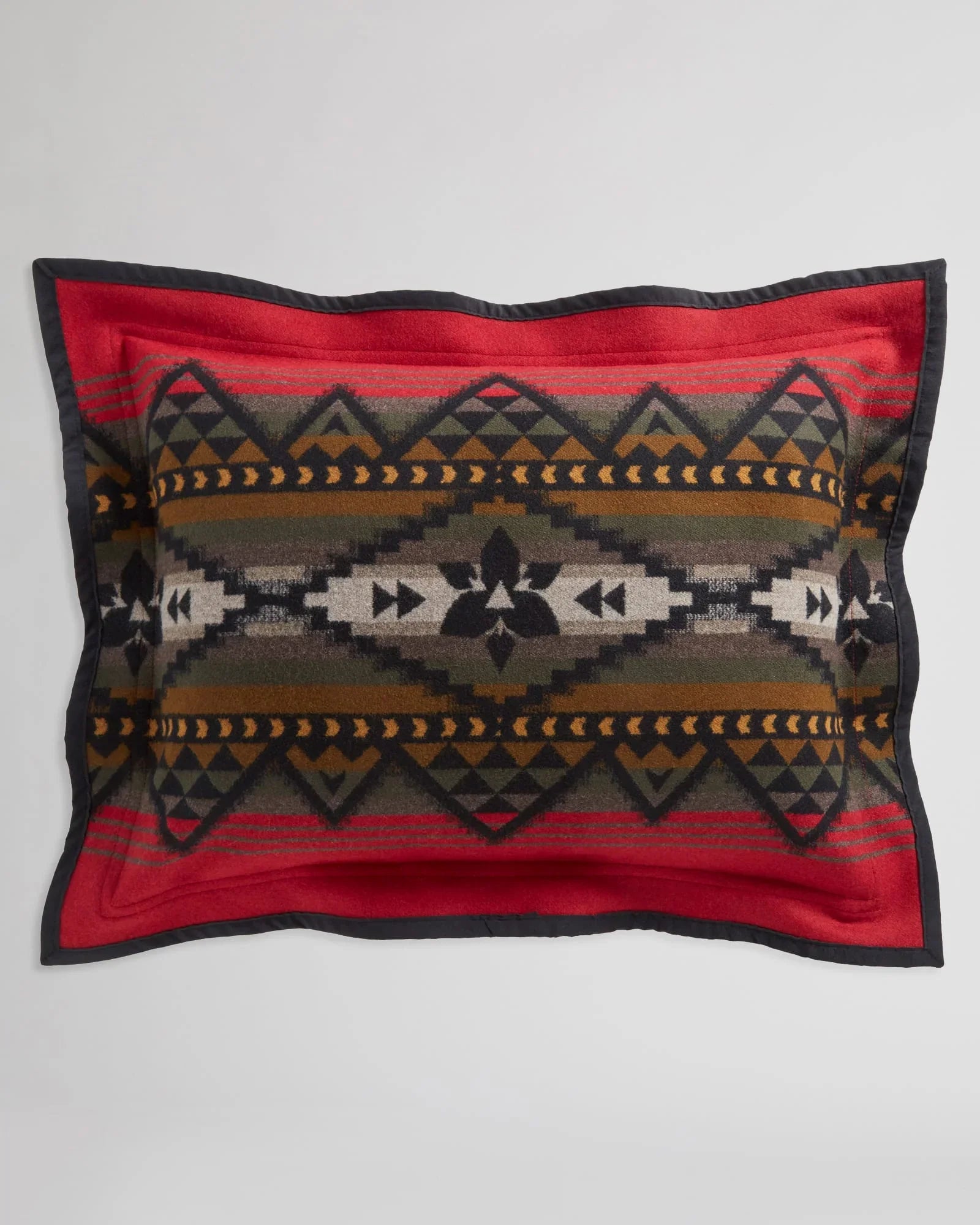 Pendleton reversible lost trail pillow sham with buffalo - made in the USA - Your Western Decor