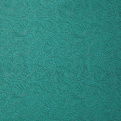 Floral Tooled Faux Leather for upholstery and decor - Your Western Decor
