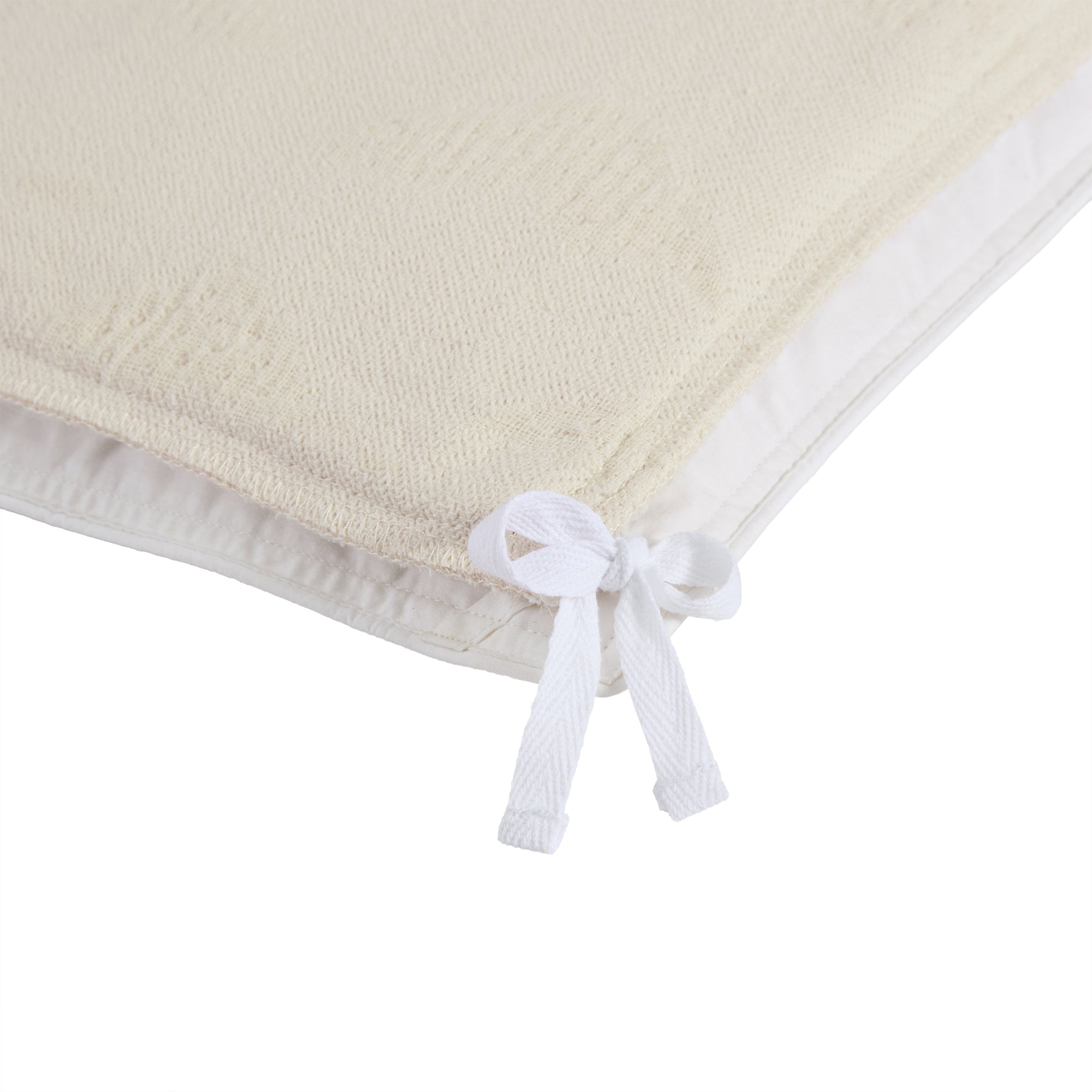 Detail of Matelasse duvet cover