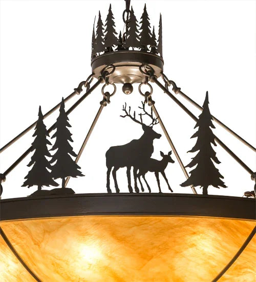 American made luxury McKay Creek Elk Pendleton Light - Your Western Decor