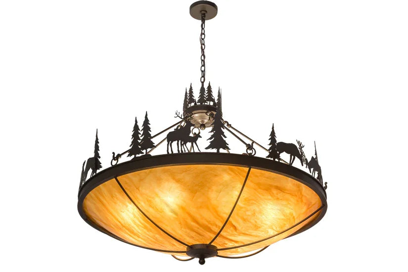 American made luxury McKay Creek Elk Pendleton Light - Your Western Decor