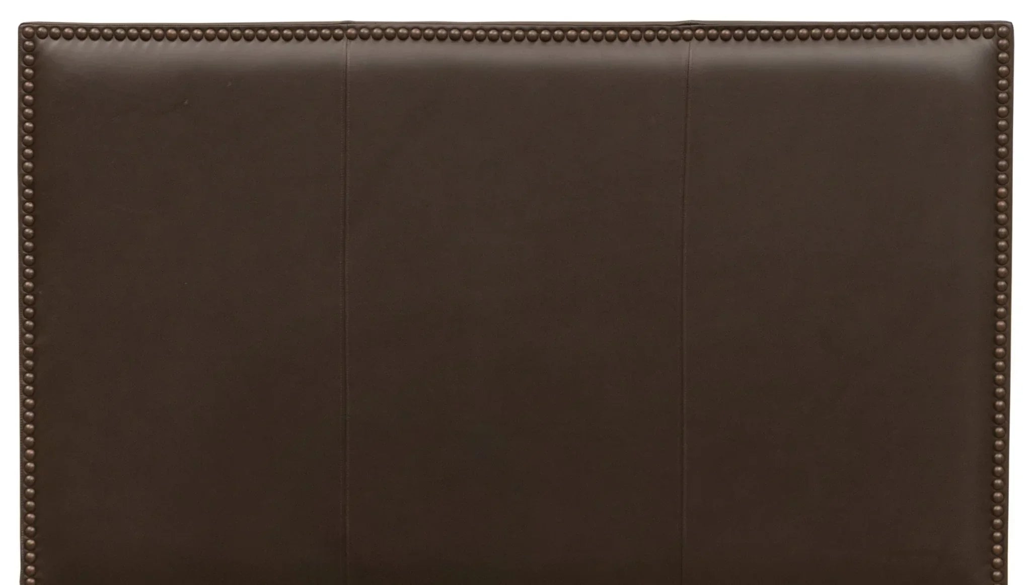 American made Mesa Espresso Leather Headboard - Your Western Decor