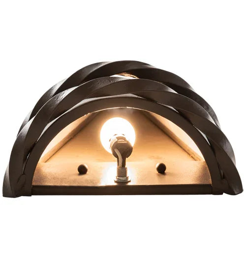 American handcrafted Native Trails Artisan Wall Sconce with Rustic Cone Design - Your Western Decor