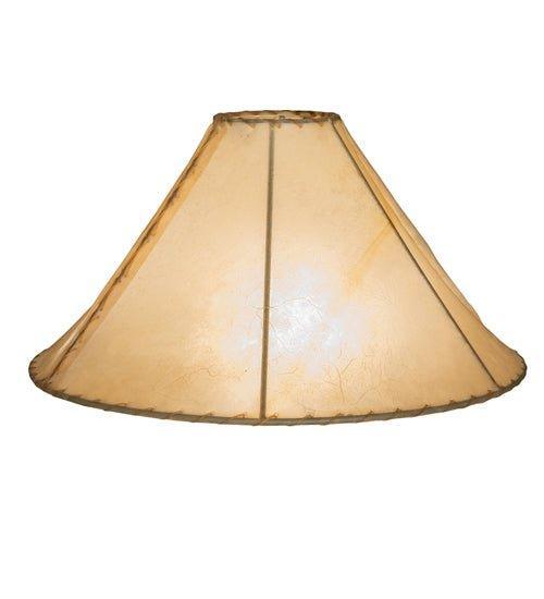 Natural Rawhide Lamp Shade 24" made in the USA - Your Western Decor