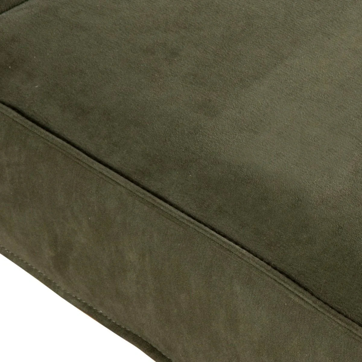 Olivia green suede upholstered counter chair - Your Western Decor