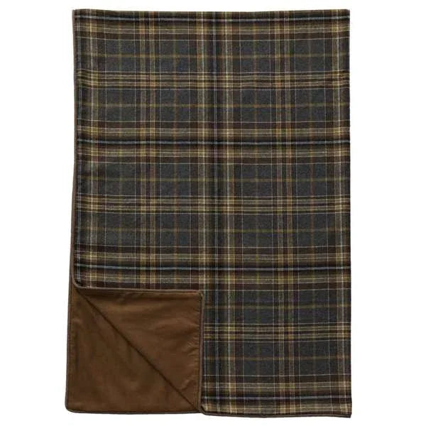 Cozy Oxford Plaid Wool Throw Blanket - Luxury Home Decor made in the USA - Your Western Decor