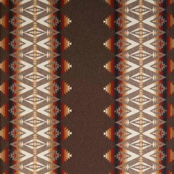 Pendleton wool fabric for upholstery with Southwestern pattern