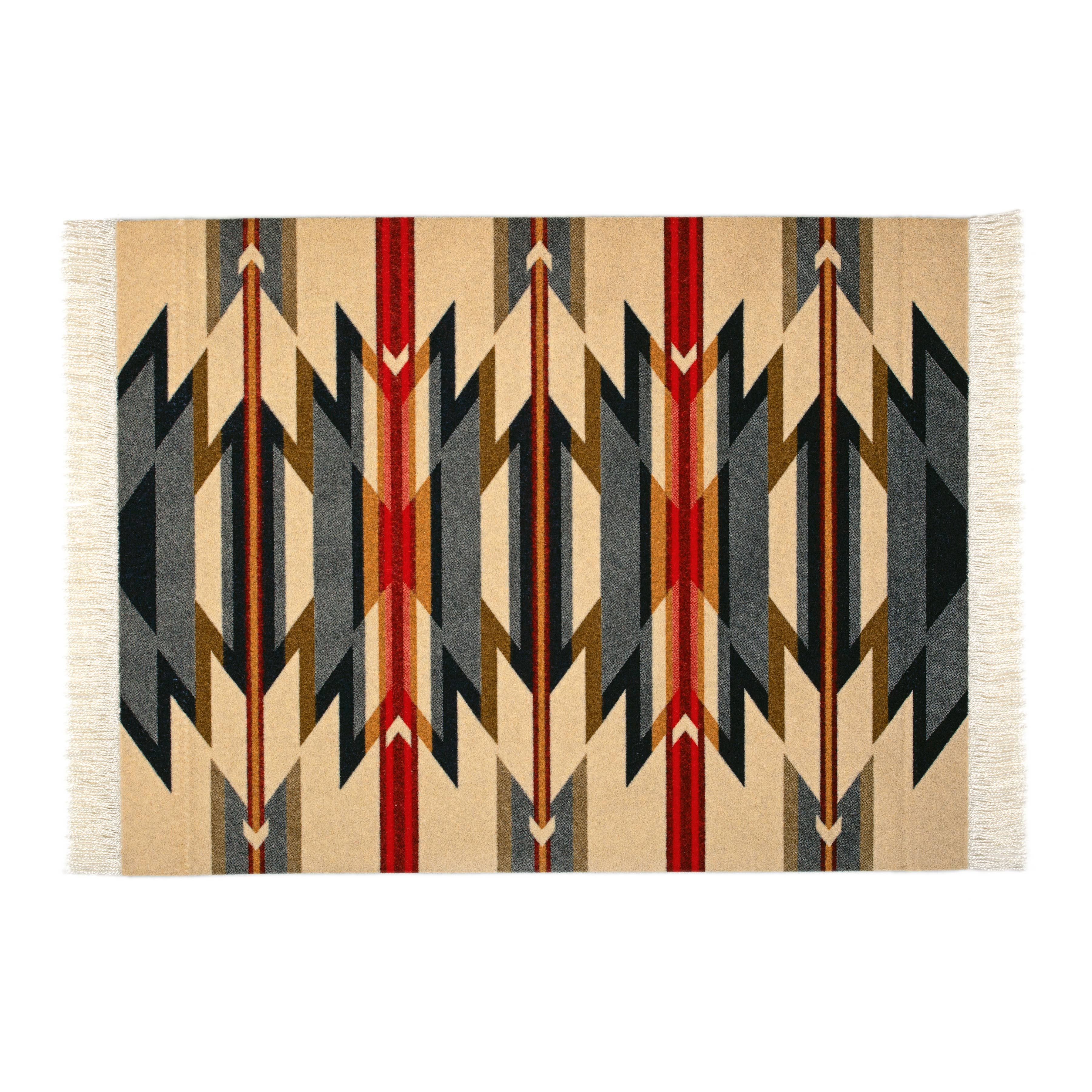 western Pendleton mouse pad with geometric Oregon Trail pattern