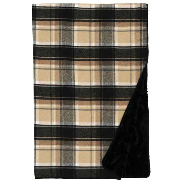 American made Premier Trapper Plaid Throw Blanket - Your Western Decor