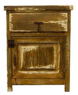 Rustic Puebla Hacienda Nightstand made in Mexico - Your Western Decor