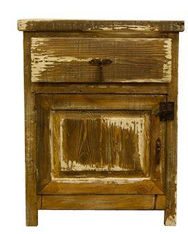 Rustic Puebla Hacienda Nightstand made in Mexico - Your Western Decor