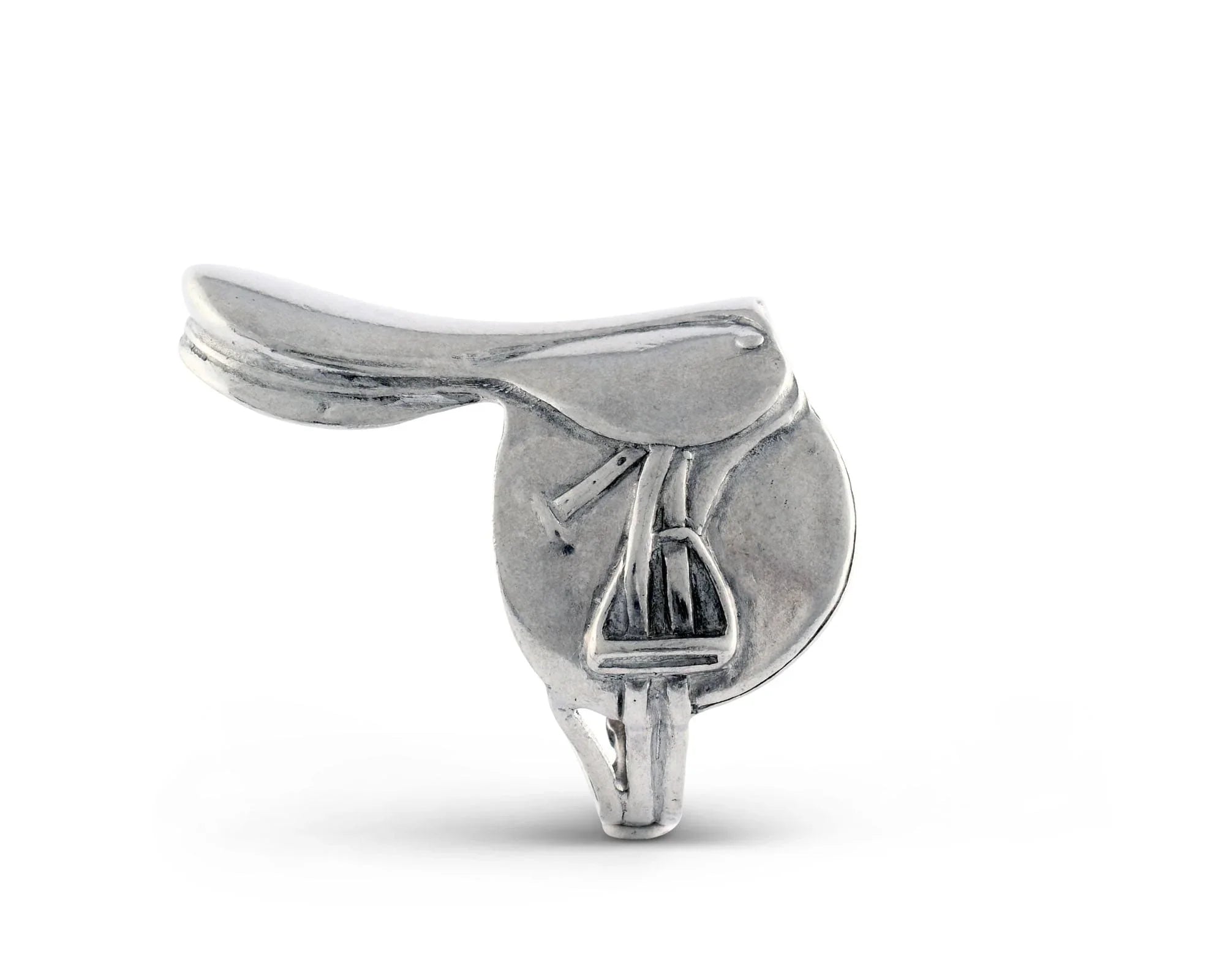 Pewter English saddle napkin ring - Your Western Decor