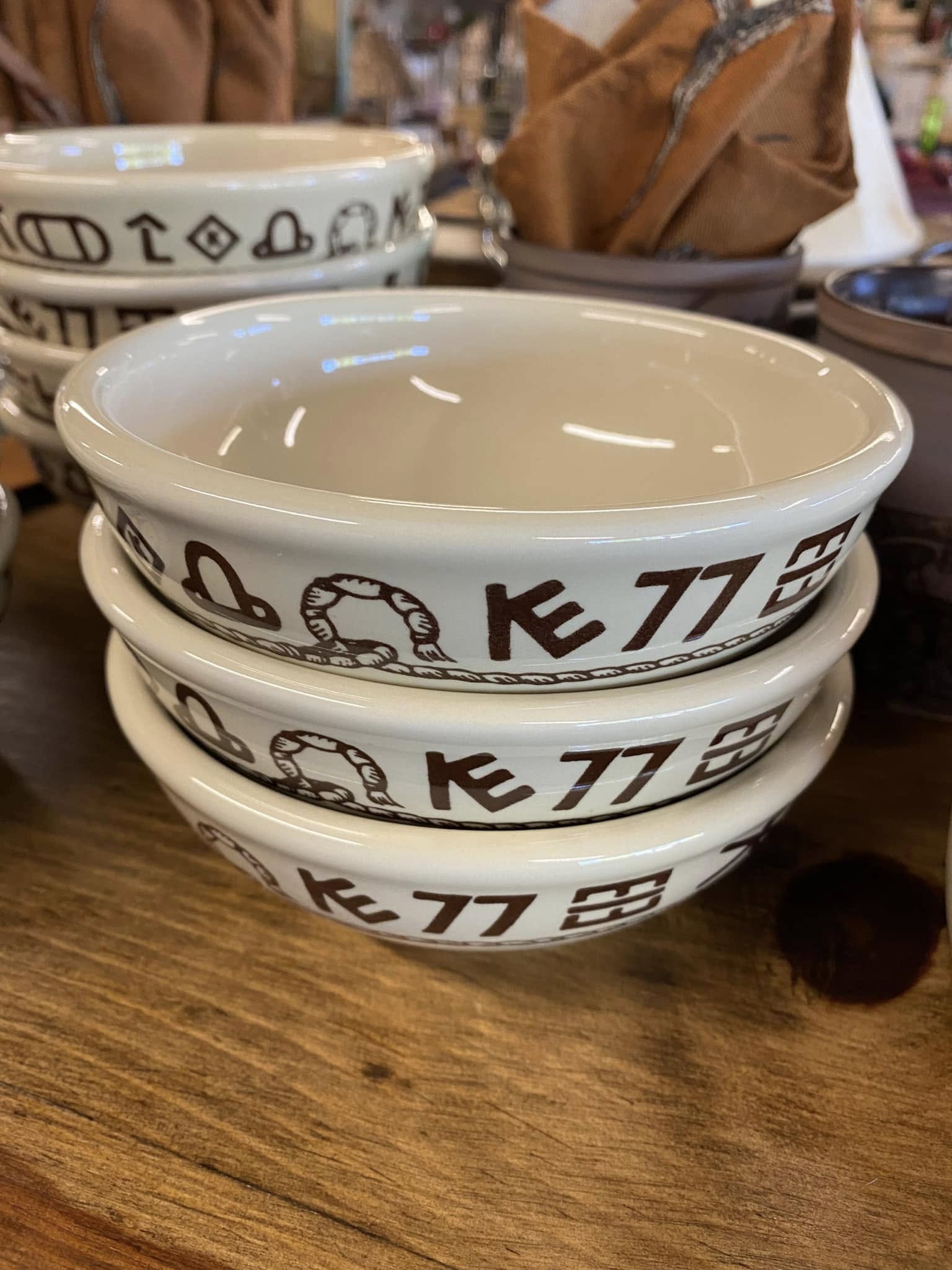 Ranch brands American made Rodeo cereal bowls