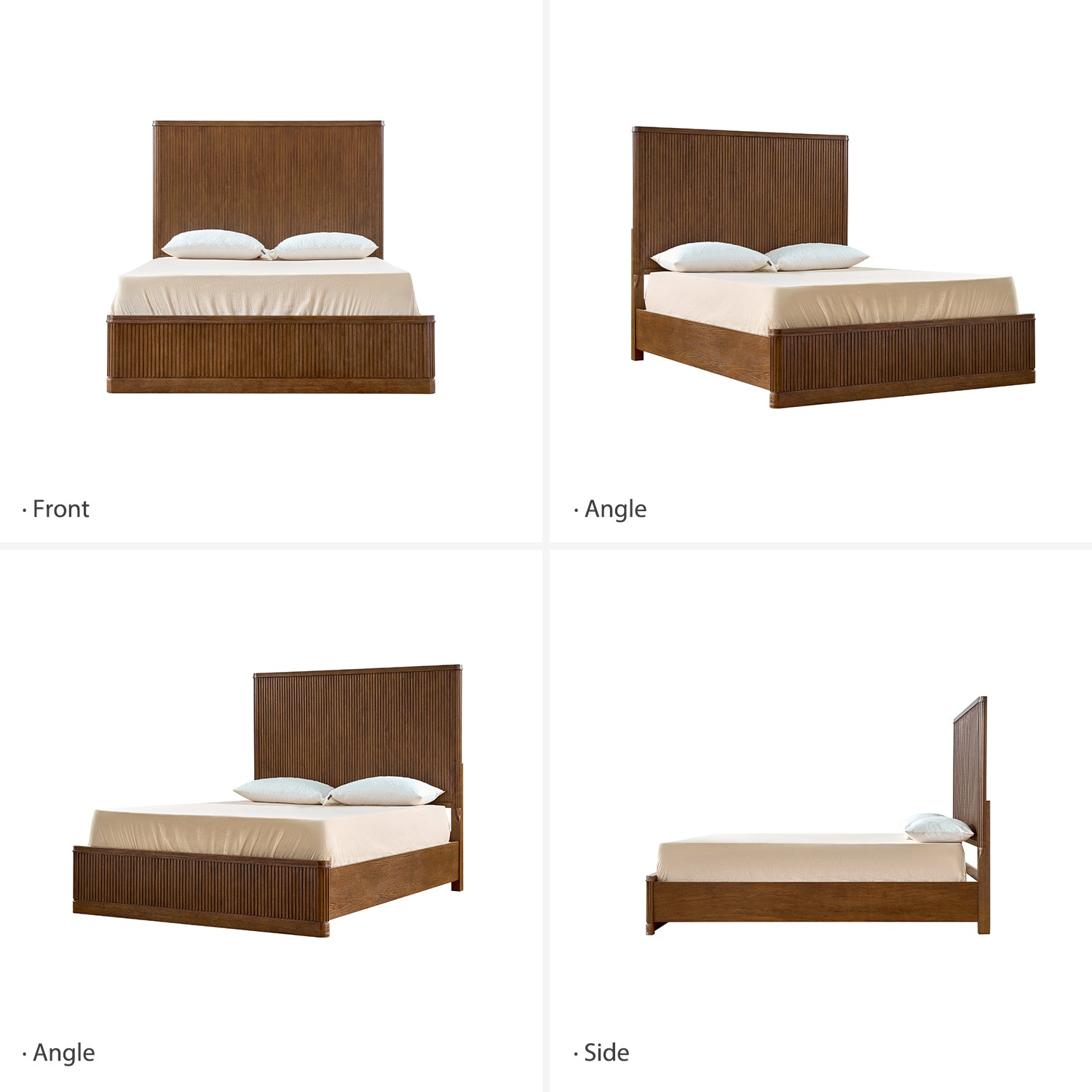 Ridgeline walnut bed all angles
