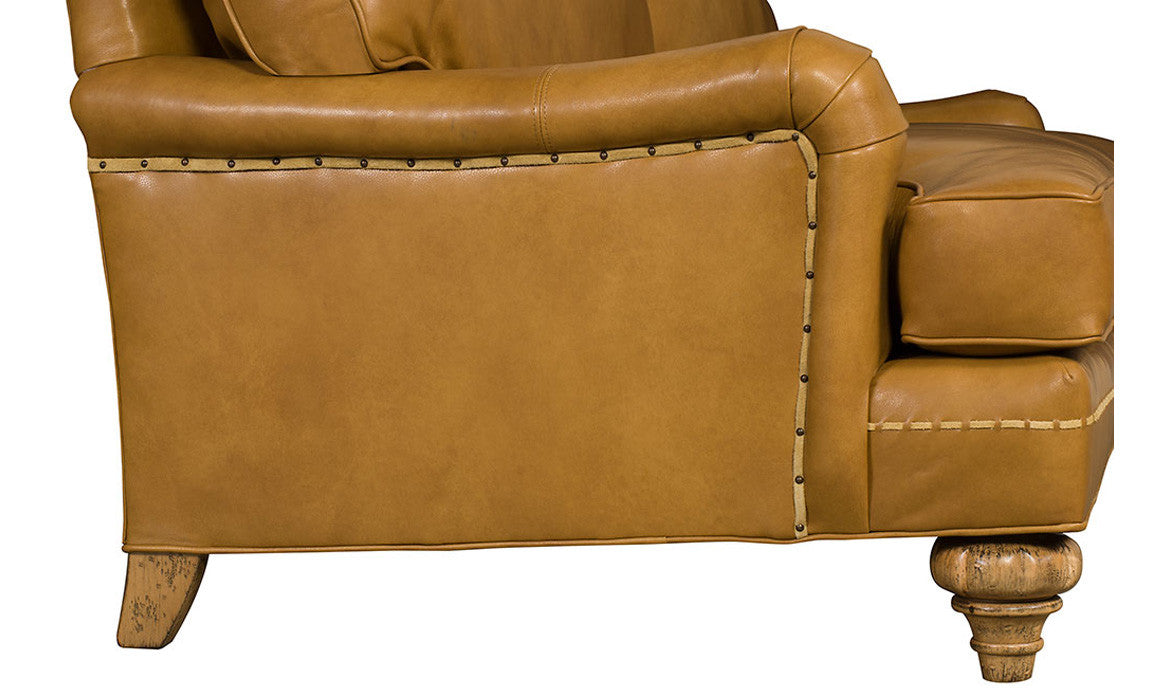 Rooney Canyon Leather Sofa side detail