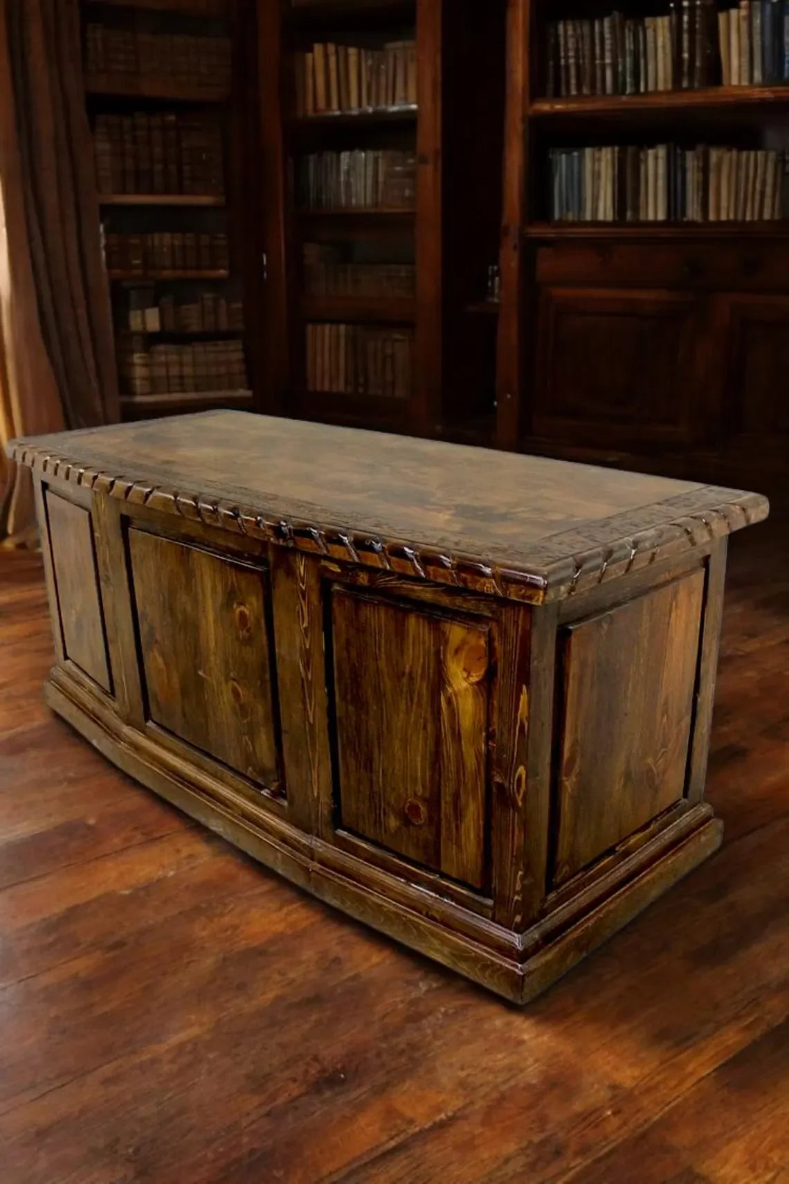 Rustic Alder Office Desk - Your Western Decor
