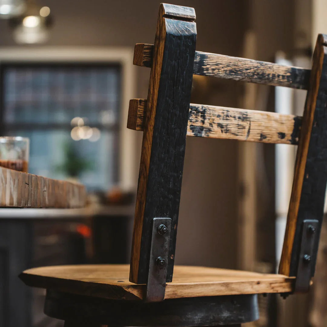 Rustic bar stool back - Your Western Decor