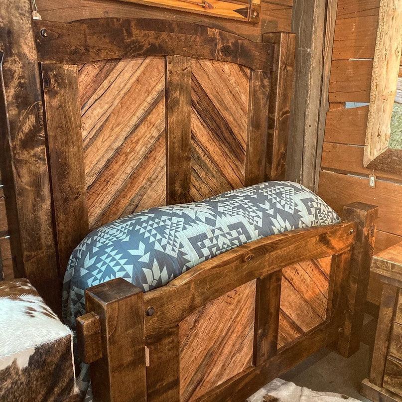 RUstic wood bed frame - Your Western Decor