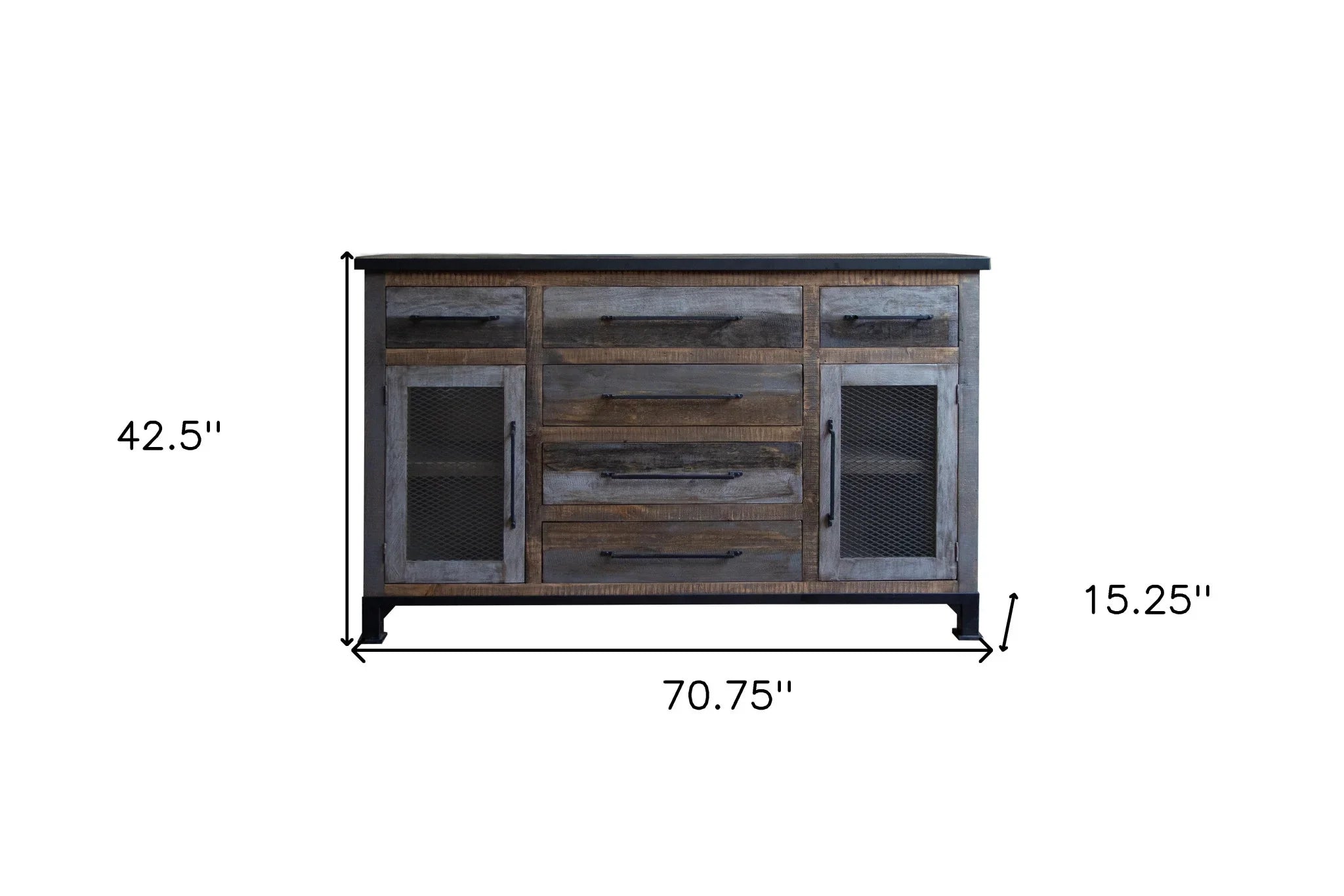 Rustic sideboard measurements - Your Western Decor