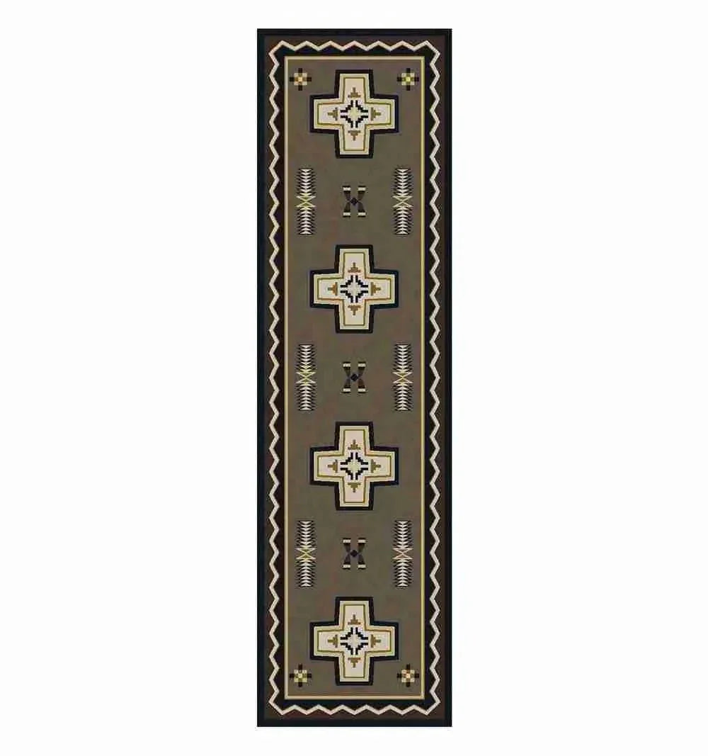Saint Cross Southwestern Floor Runner made in the USA - Your Western Decor