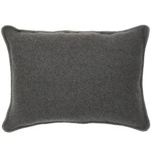 Solid grey king size pillow cover handmade in Caldwell Idaho - Your Western Decor