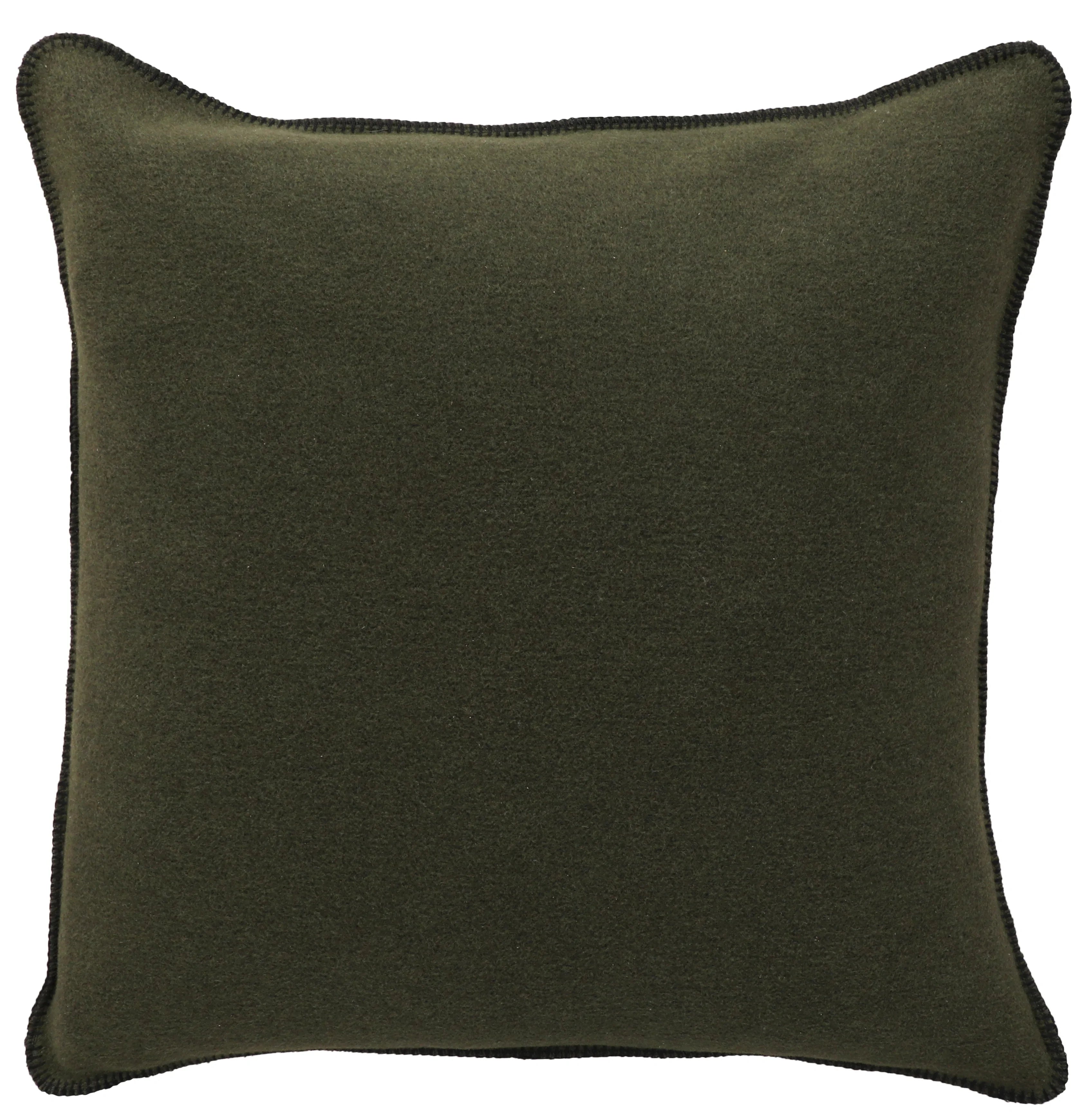 American made solid olive green euro sham - Your Western Decor