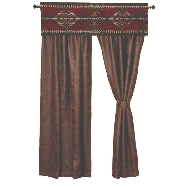 Southwest Sorrel Window Treatments made in the USA - Your Western Decor