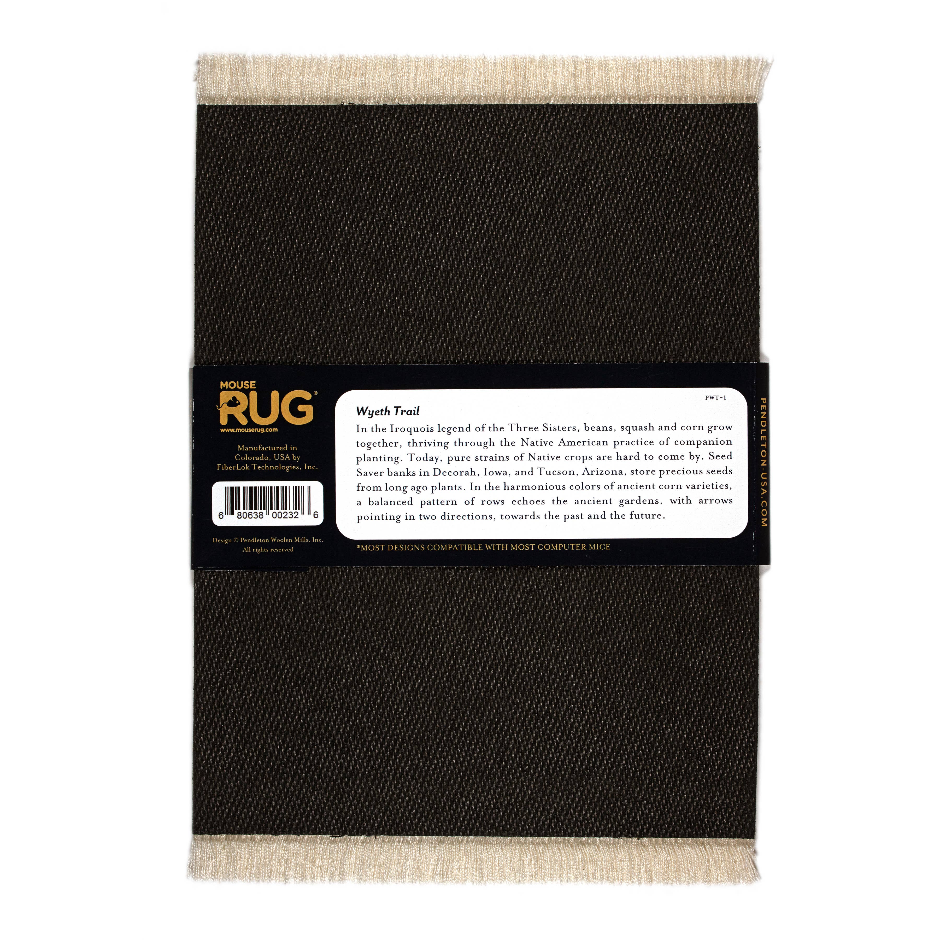 back side of southwestern Pendleton mouse pad