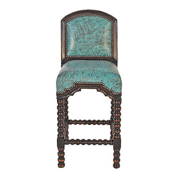 Stillwater Tooled Leather Bar Chair - Your Western Decor