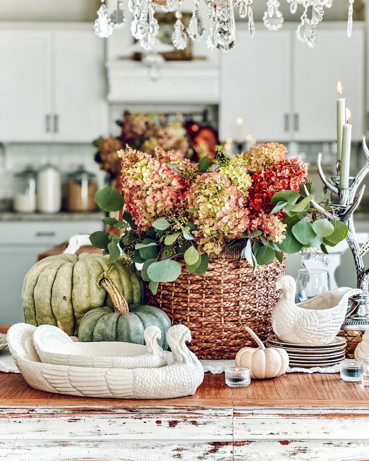 Stoneware turkey serving pieces - Your Western Decor