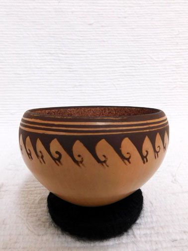 Handmade Handprint Hopi Pottery Bowl - Your Western Decor