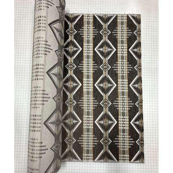Trail Ride Smoke Upholstery Fabric roll swatch - Your Western Decor