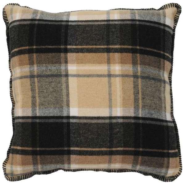 American made Decorative Premium Wool Trapper Plaid Accent Throw Pillow - Your Western Decor