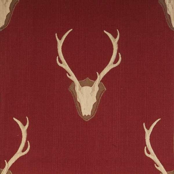 Uncle Buck Fabric Red - Your Wester Decor