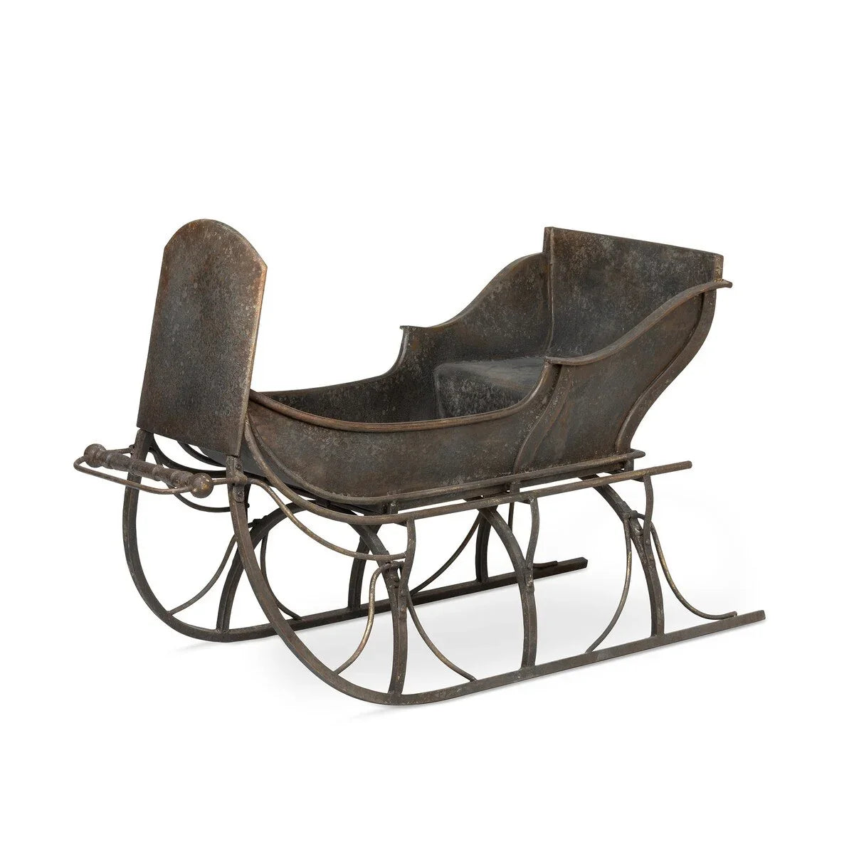 Large Iron Vintage Santa Display Sleigh - Your Western Decor