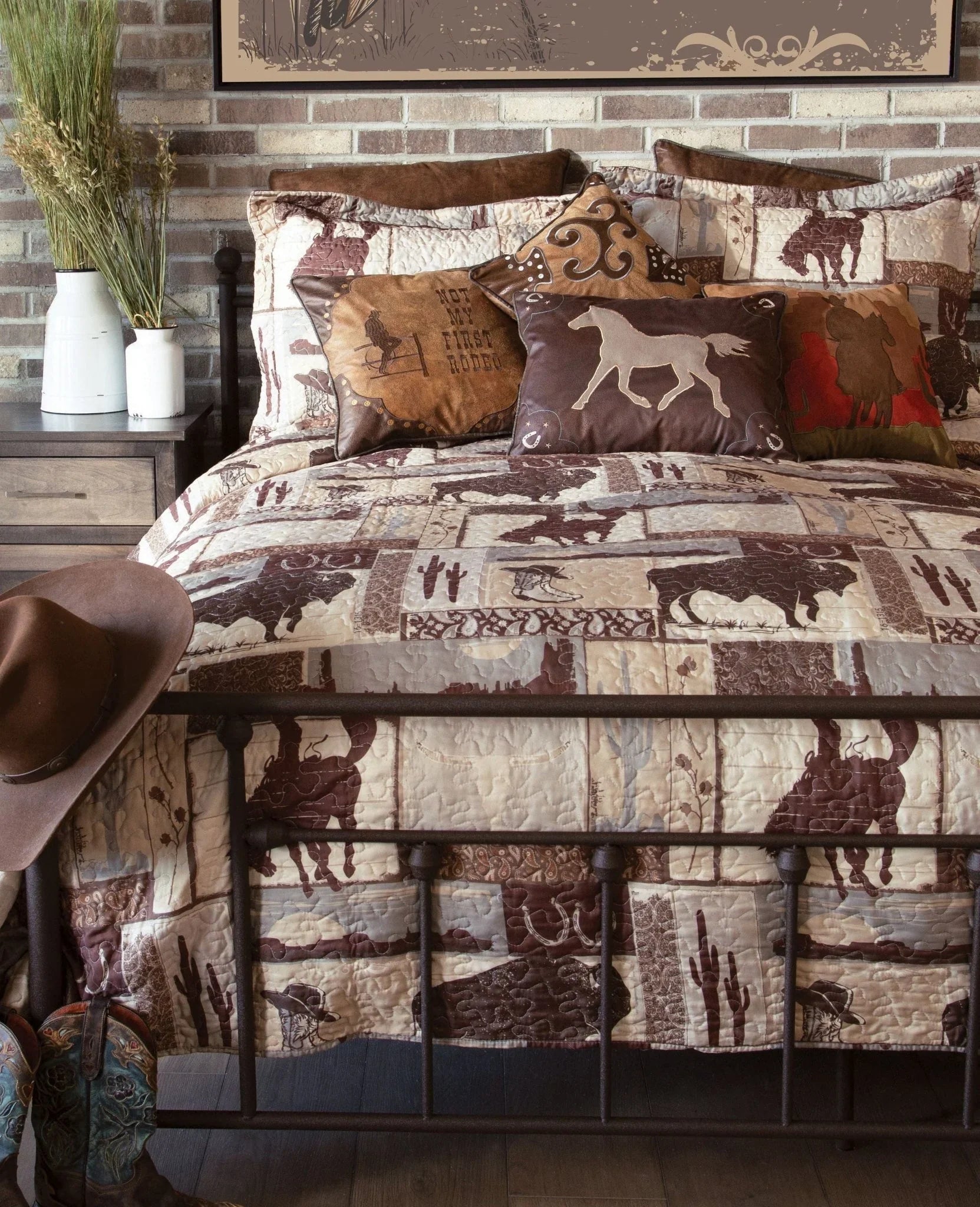 Western Southwestern motif quilt set