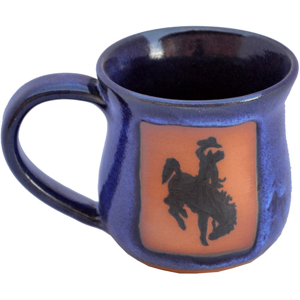Western Bronc Coffee Mug in Blue - Your Western Decor