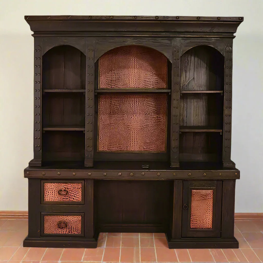 Customized western credenza and hutch - Your Western Decor