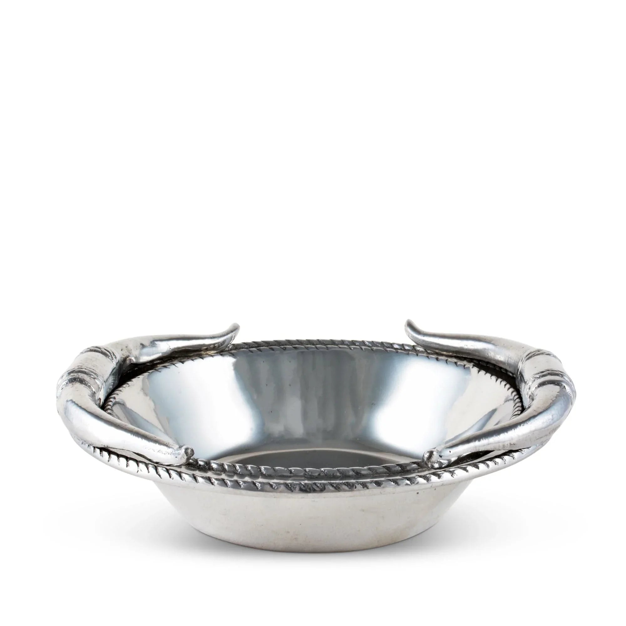 Longhorn 6 Bowl - Aluminum - 6" Bowl - Your Western Decor