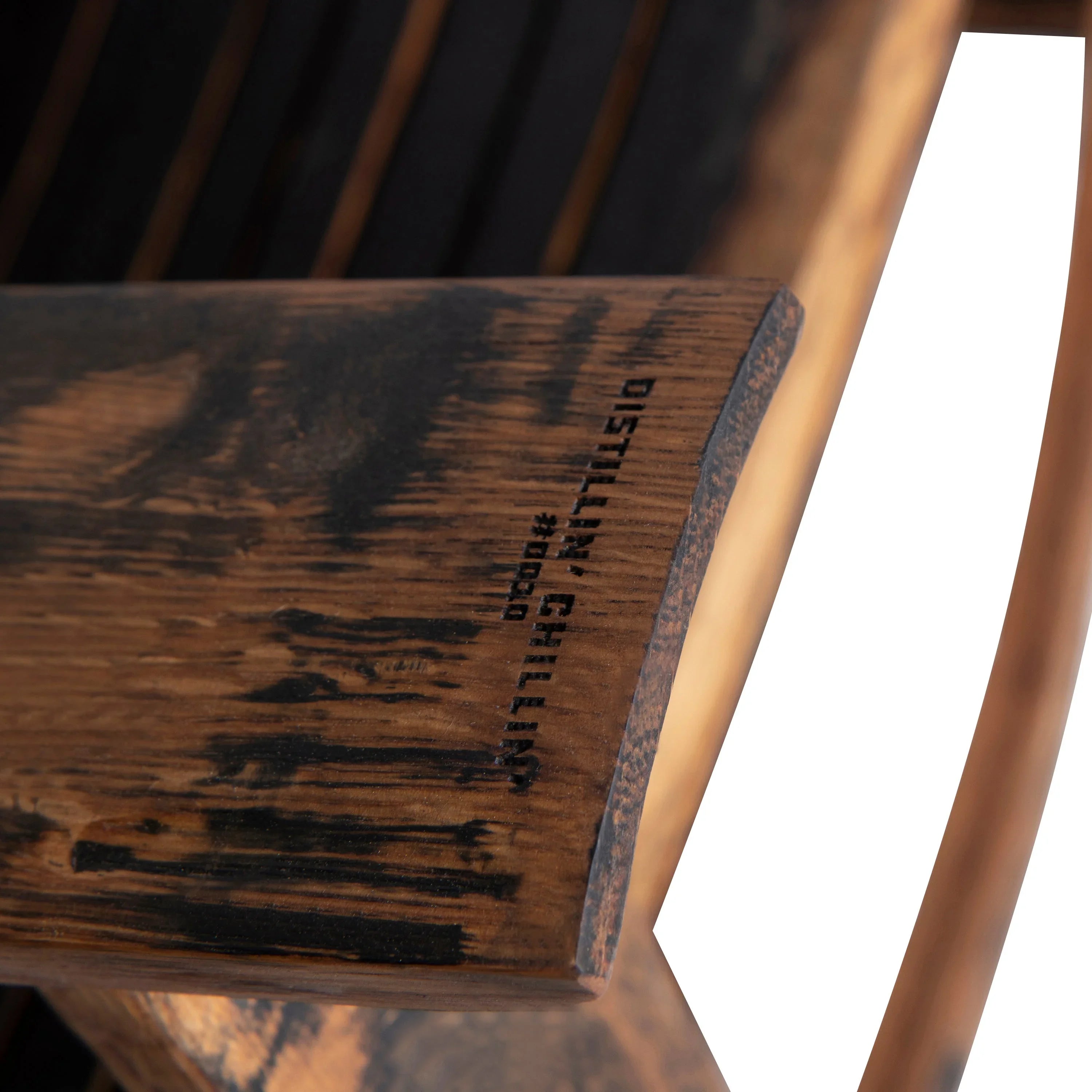 American made Distillin' Chillin' Adirondack Chair made from Whiskey barrels - Your Western Decor