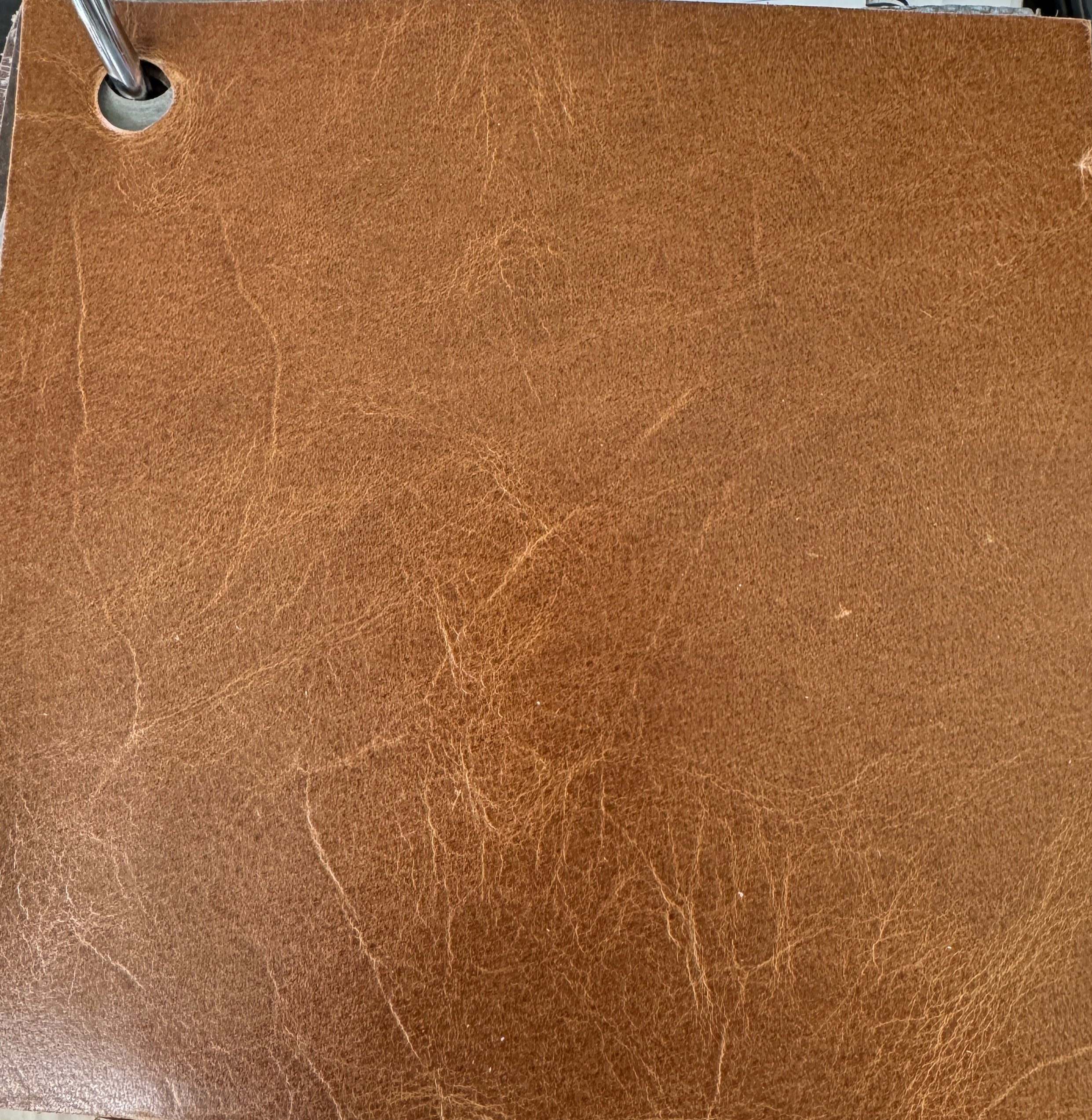 Close up detail of whiskey leather