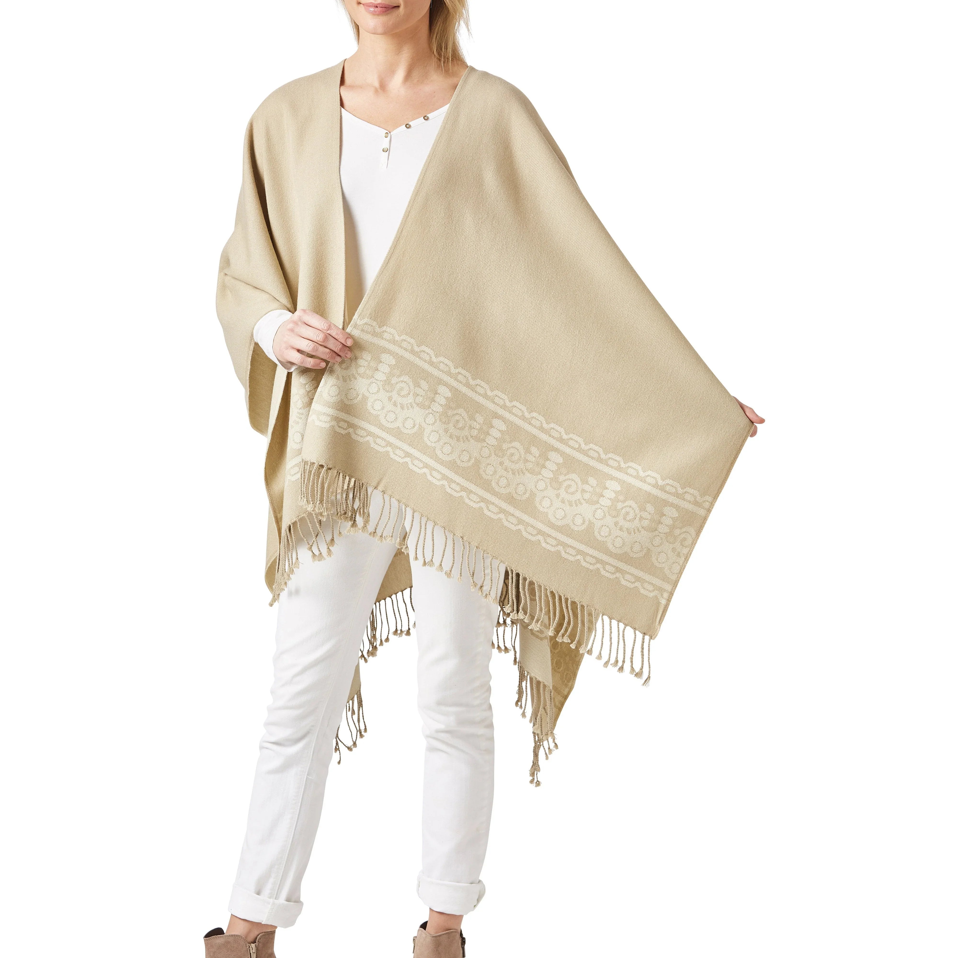Women's Sand Shawl - Ecuadane