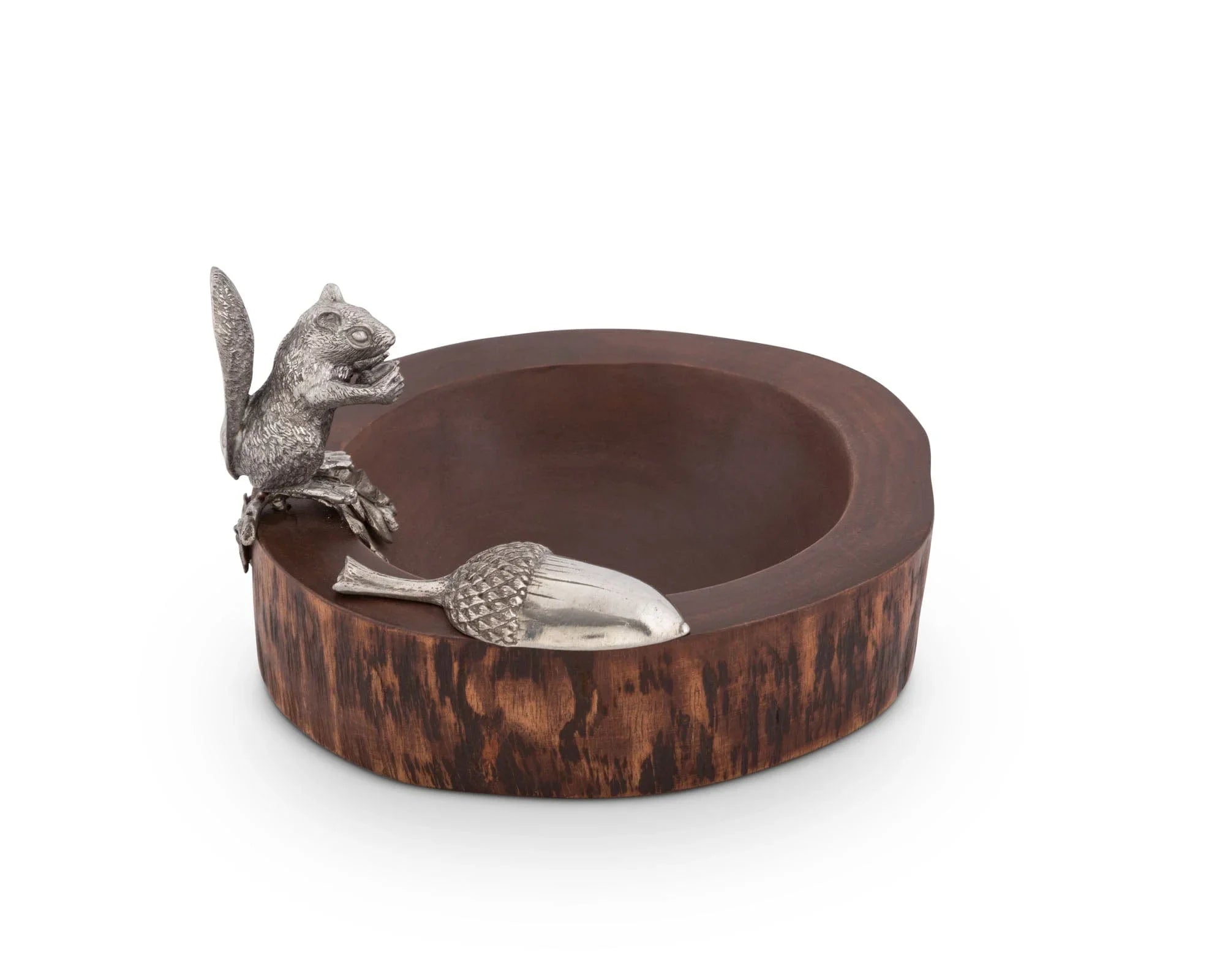Decorative bowl with squirrel design on a white background - Your Western Decor